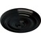 Ekena Millwork Devon Ceiling Medallion (Fits Canopies up to 3 5/8"), Hand-Painted Black Pearl, 15 3/4"OD x 1 1/2"P CM15DEBPS - alternate 2